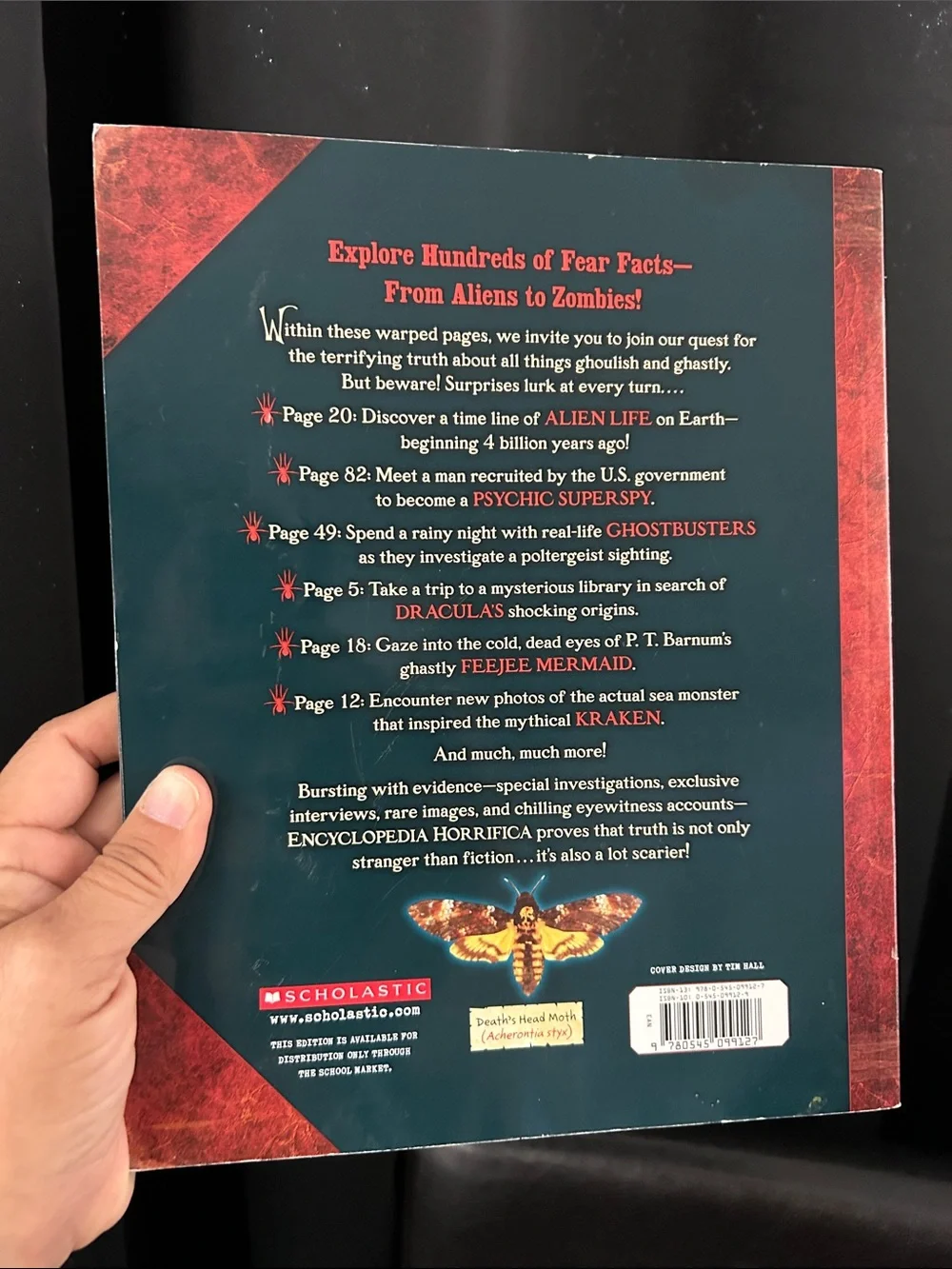 2007 Scholastic Encyclopedia Horrifica — Preowned Paperback Book
